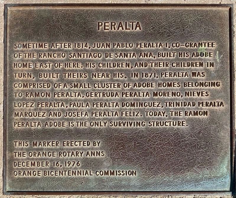 Peralta Marker image. Click for full size.