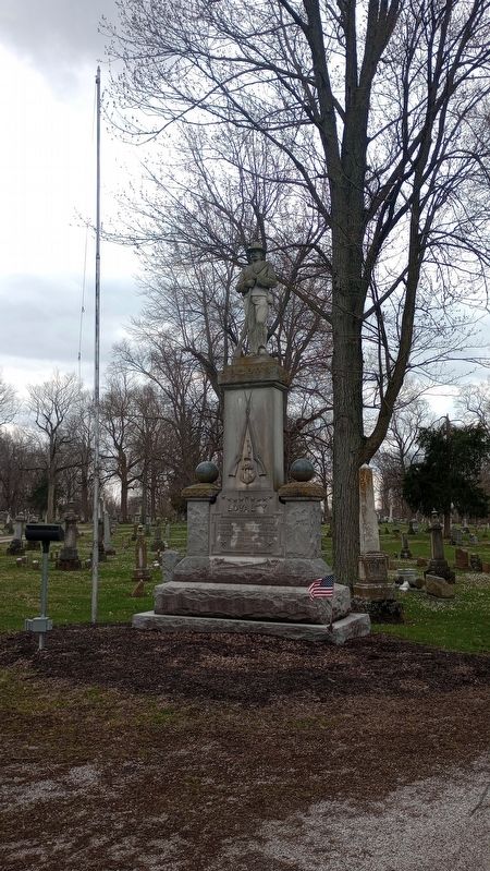 St. Marys Civil War Memorial Marker. Click for full size. St. Marys Civil War Memorial Marker image. Click for full size.