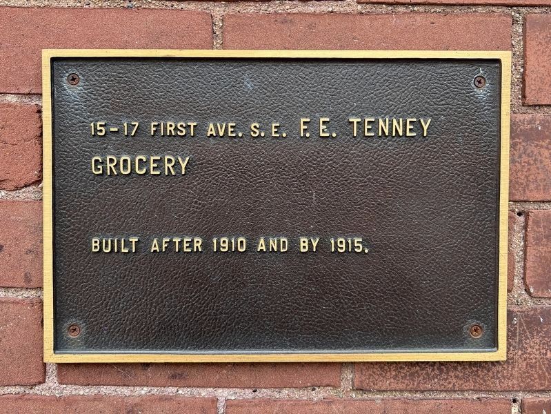 F.E. Tenney Grocery Marker image. Click for full size.