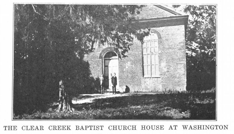 Clear Creek Baptist Church. Click for full size. Clear Creek Baptist Church image. Click for full size.