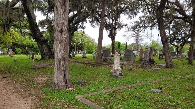 The view of the Colonel Joseph Worthington Elliott Wallace Marker in the cemetery. Click for full size. The view of the Colonel Joseph Worthington Elliott Wallace Marker in the cemetery image. Click for full size.