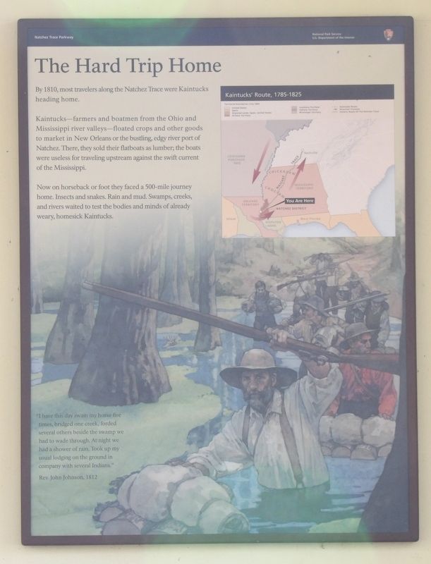 The Hard Trip Home Marker image. Click for full size.