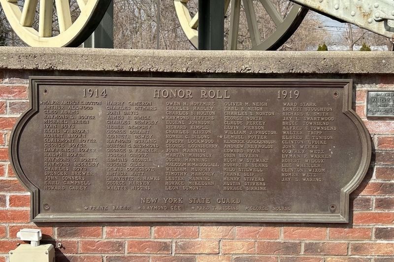 1914 Honor Roll 1919 image. Click for full size.