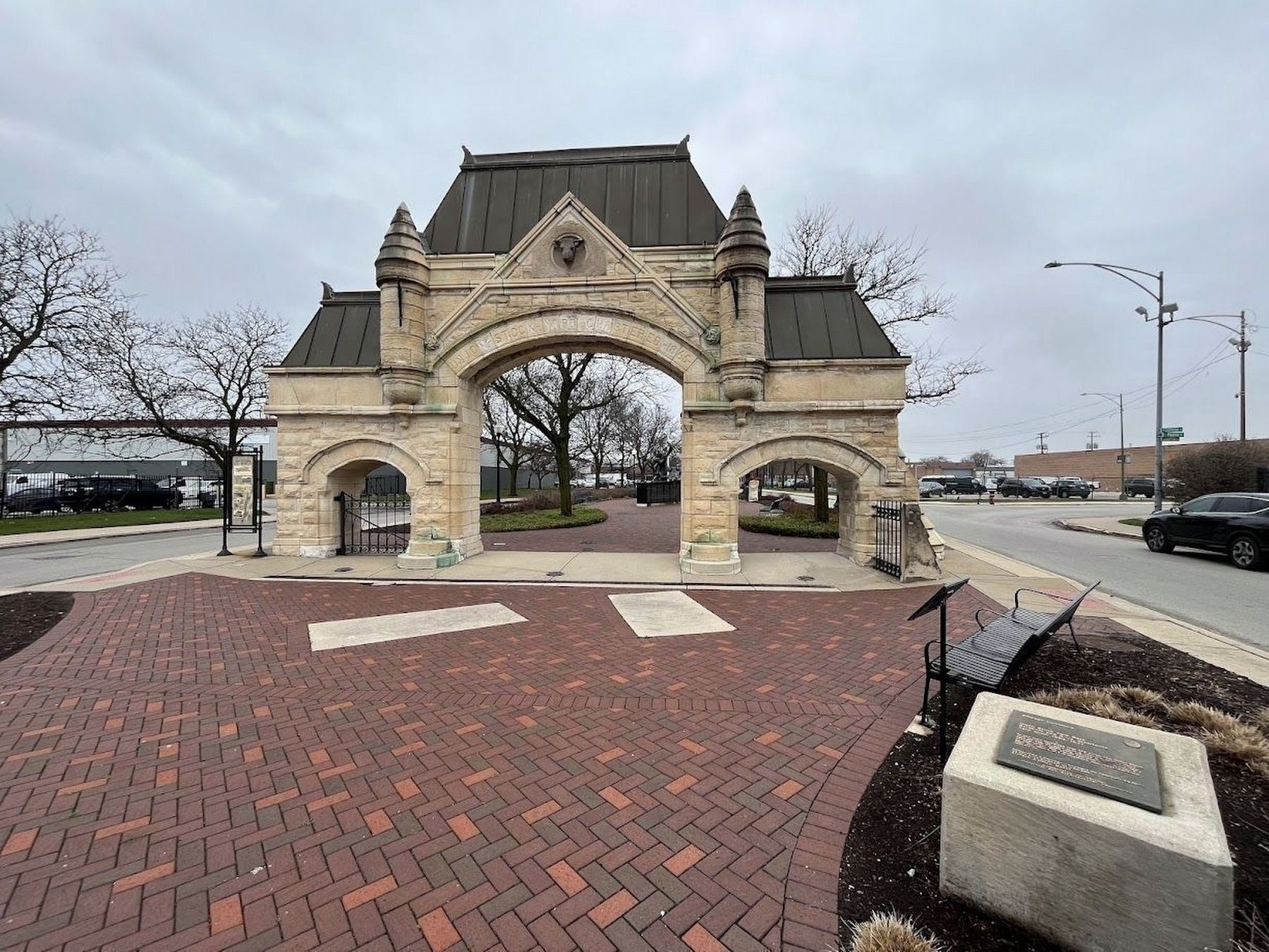 Union Stock Yard Gate. Click for full size. Union Stock Yard Gate image. Click for full size.