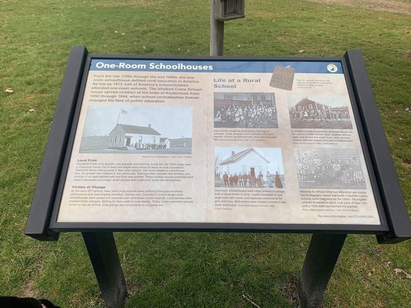 One-Room Schoolhouses Marker image. Click for full size.