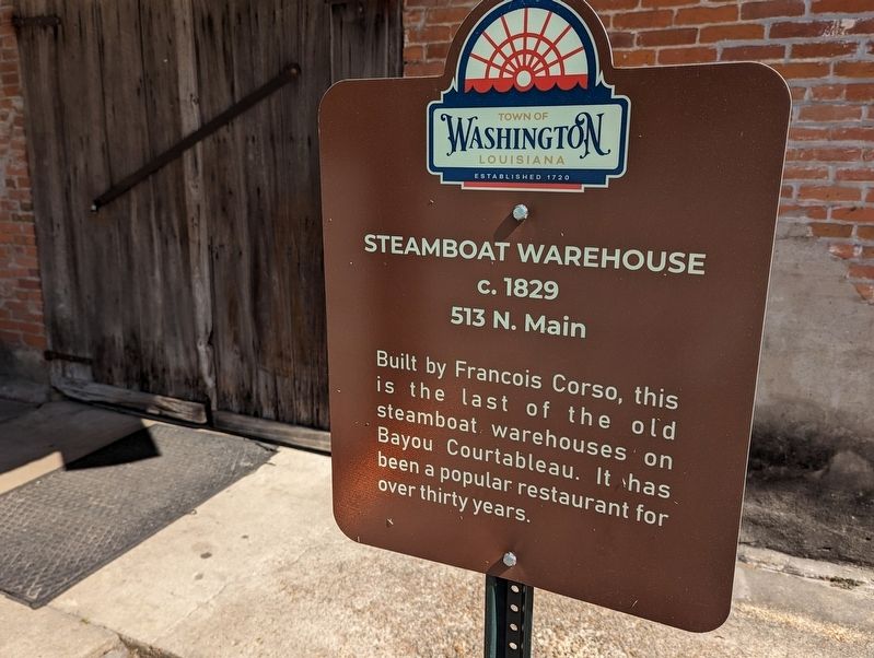 Steamboat Warehouse Marker image. Click for full size.