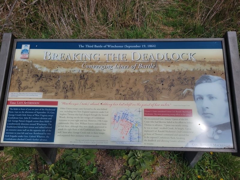 Breaking the Deadlock Marker image. Click for full size.