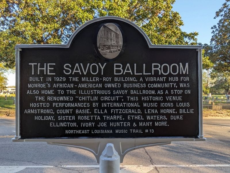 The Savoy Ballroom Marker image. Click for full size.