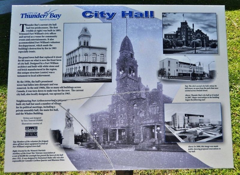City Hall Marker image. Click for full size.