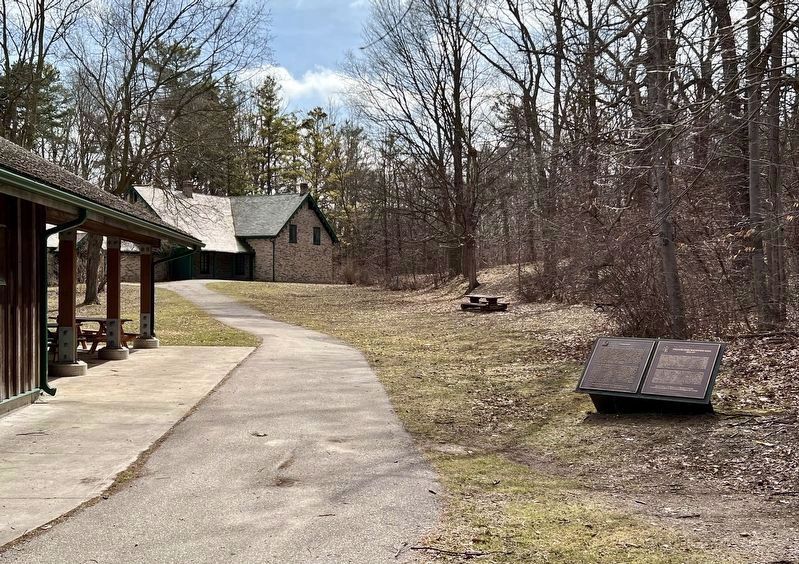 William Lyon Mackenzie King Marker (the right of the two plaques). Click for full size. William Lyon Mackenzie King Marker (the right of the two plaques) image. Click for full size.