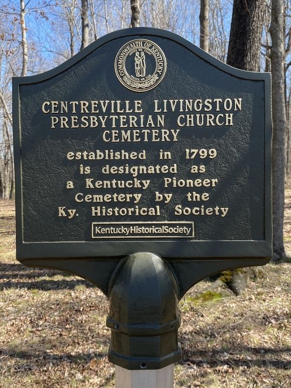 Centrevile Livingston Presbyterian Church Cemetery Marker image. Click for full size.