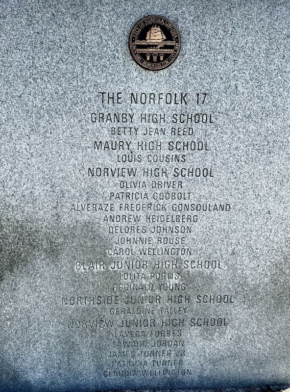 The Norfolk 17 Marker (front) image. Click for full size.