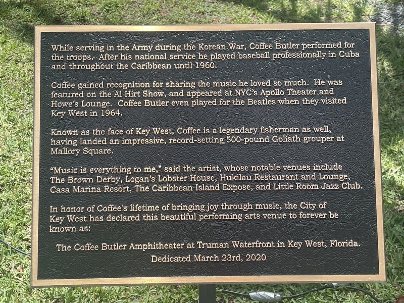 Coffee Butler Marker. Click for full size. Coffee Butler Marker image. Click for full size.