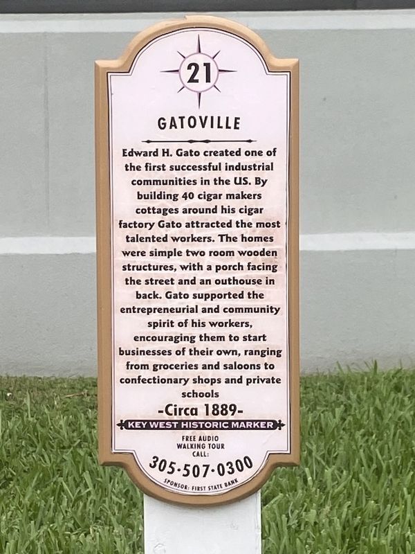 Gatoville Marker. Click for full size. Gatoville Marker image. Click for full size.