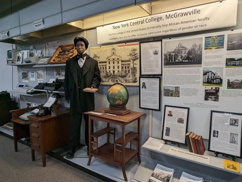This is an exhibit in the Homeville Museum in Cortland, NY image. Click for full size.