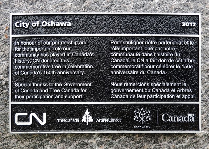 City of Oshawa Marker image. Click for full size.
