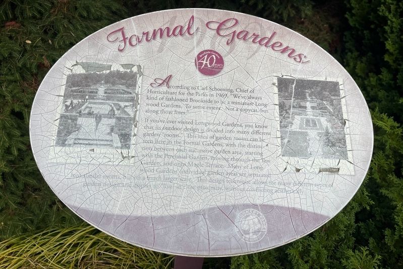 Formal Gardens Marker image. Click for full size.