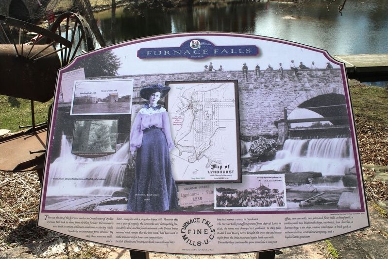 Furnace Falls Marker image. Click for full size.