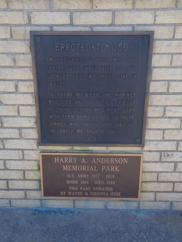 War Memorial Marker image. Click for full size.