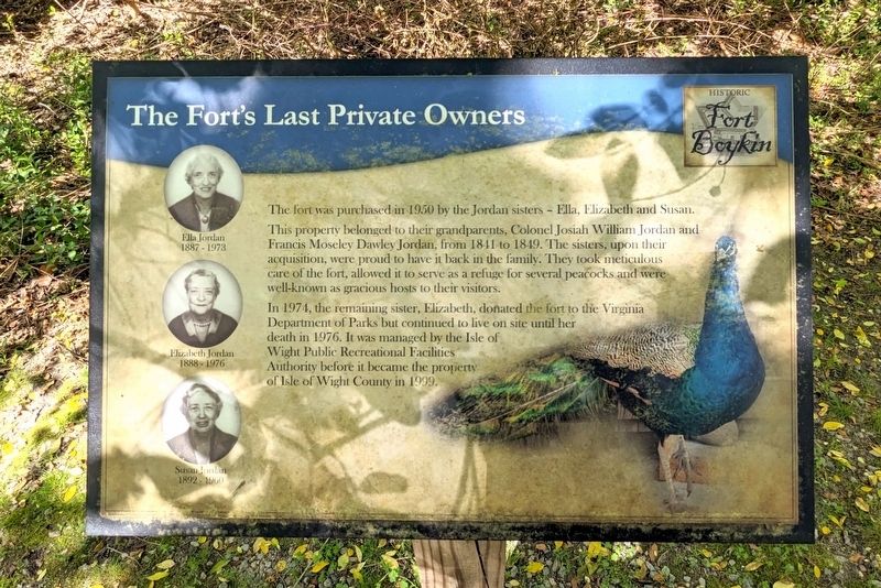 The Fort's Last Private Owners Marker image. Click for full size.