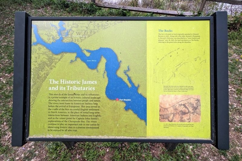 The Historic James and its Tributaries Marker image. Click for full size.