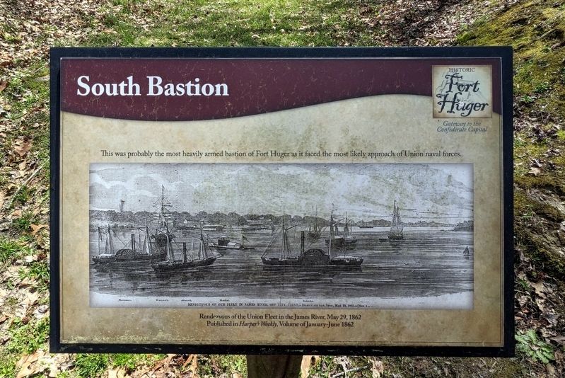 South Bastion Marker image. Click for full size.