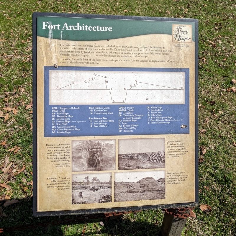 Fort Architecture Marker image. Click for full size.