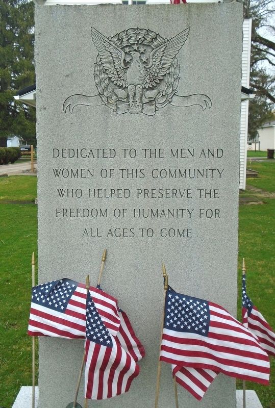 Veterans Memorial. Click for full size. Veterans Memorial image. Click for full size.