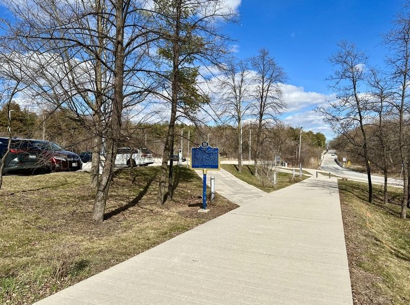 The Huron Road Marker. Click for full size. The Huron Road Marker image. Click for full size.