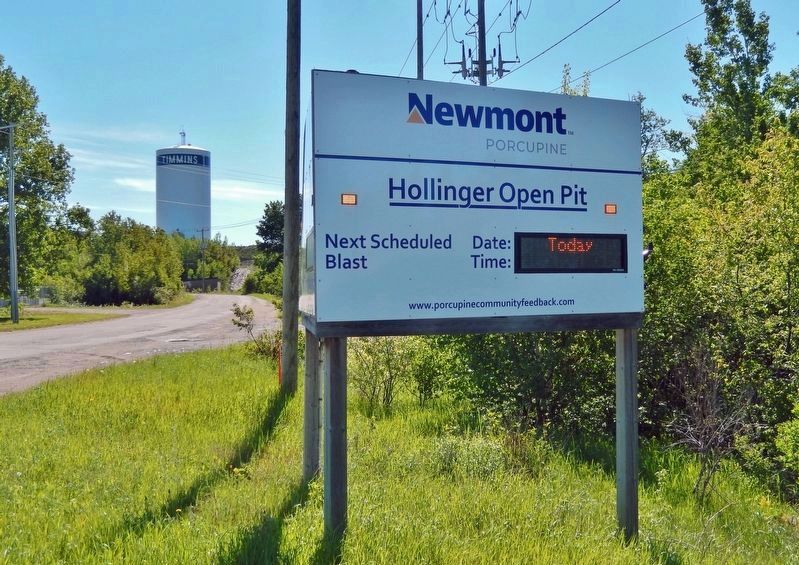 The Hollinger Open Pit Today. Click for full size. The Hollinger Open Pit Today image. Click for full size.