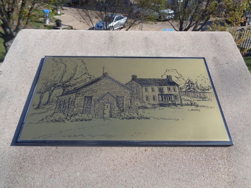 Original site of Rock Hill Presbyterian Church Marker. Click for full size. Original site of Rock Hill Presbyterian Church Marker image. Click for full size.