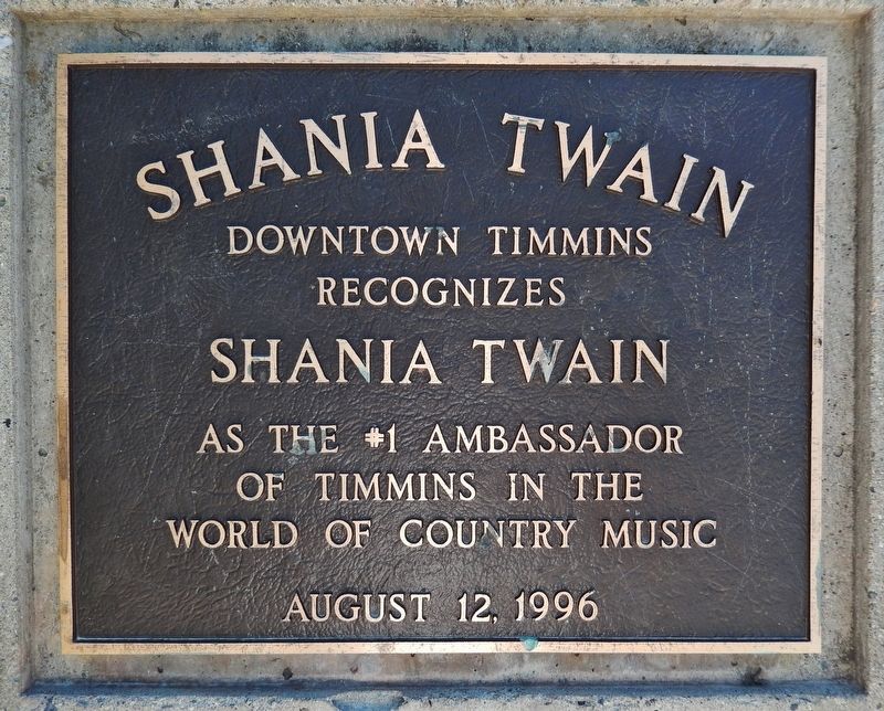 Shania Twain Marker image. Click for full size.