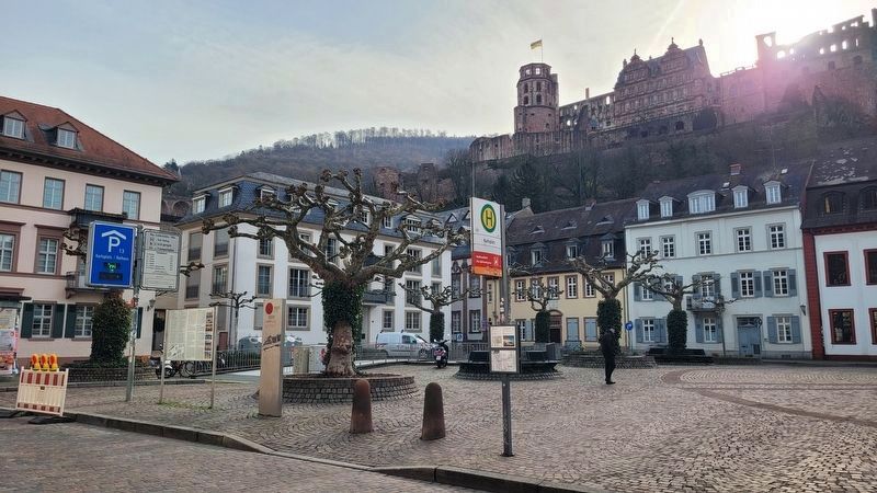The view Heidelberg Chronik / Heidelberg Chronicle Marker along the street. Click for full size. The view Heidelberg Chronik / Heidelberg Chronicle Marker along the street image. Click for full size.