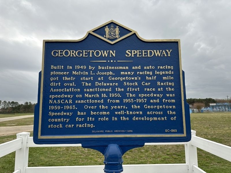 Georgetown Speedway Marker image. Click for full size.