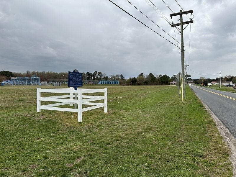 Georgetown Speedway Marker wide view image. Click for full size.