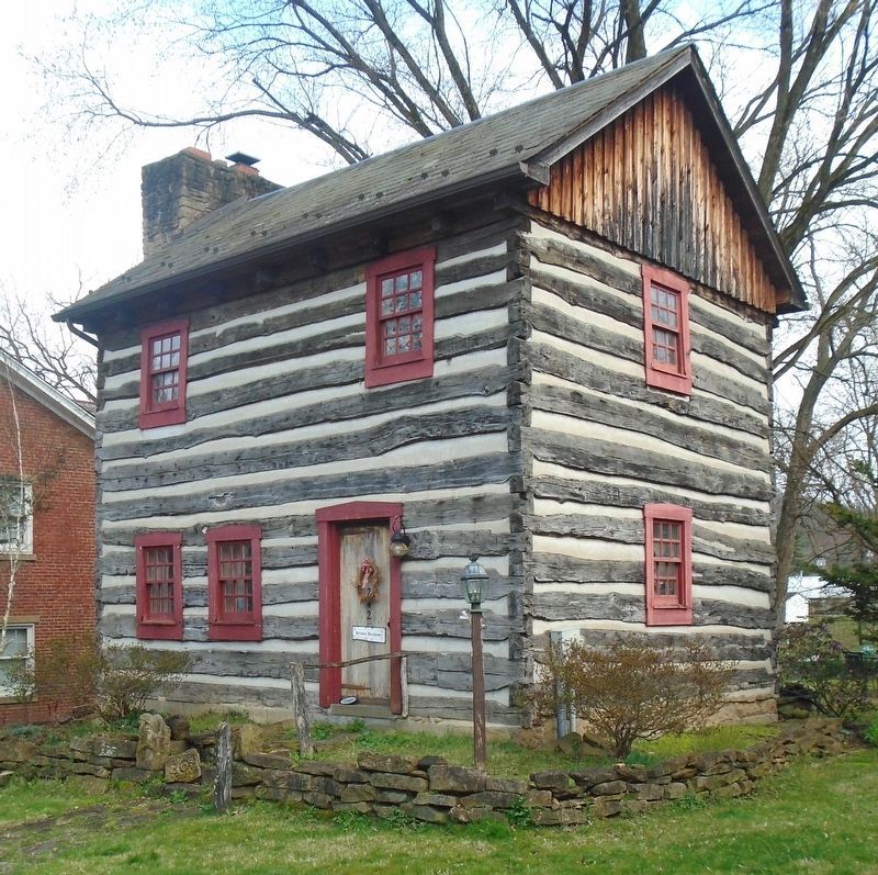 Harmonist Log House. Click for full size. Harmonist Log House image. Click for full size.