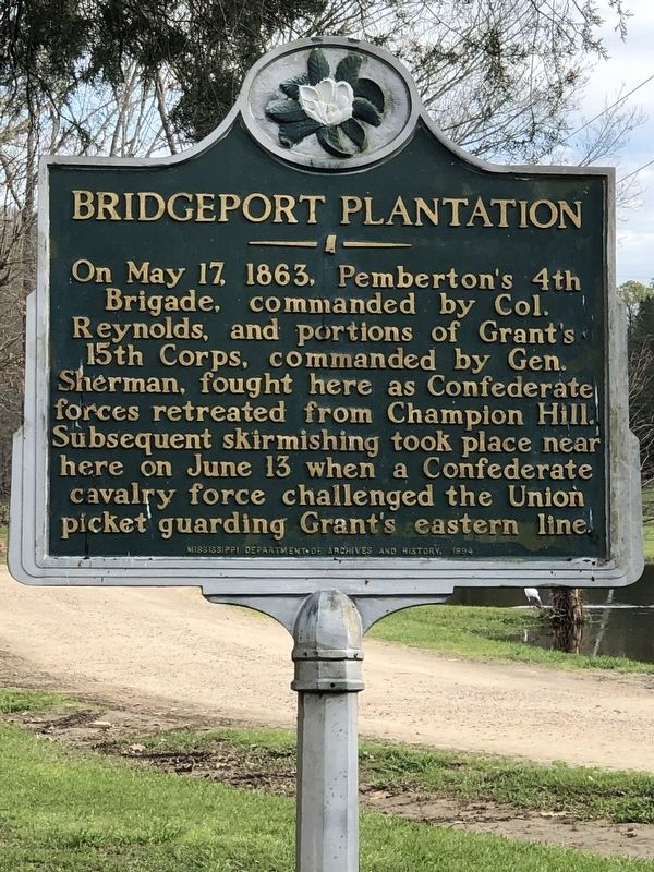 Bridgeport Plantation Marker image. Click for full size.