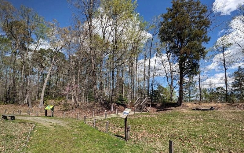 The Historic James and its Tributaries Marker (on the left). Click for full size. The Historic James and its Tributaries Marker (on the left) image. Click for full size.