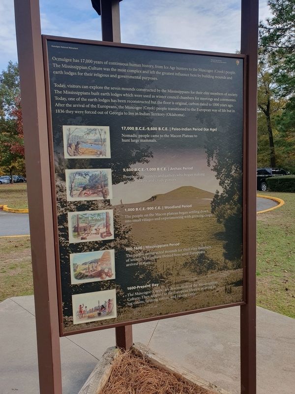 Ocmulgee National Monument Marker image. Click for full size.