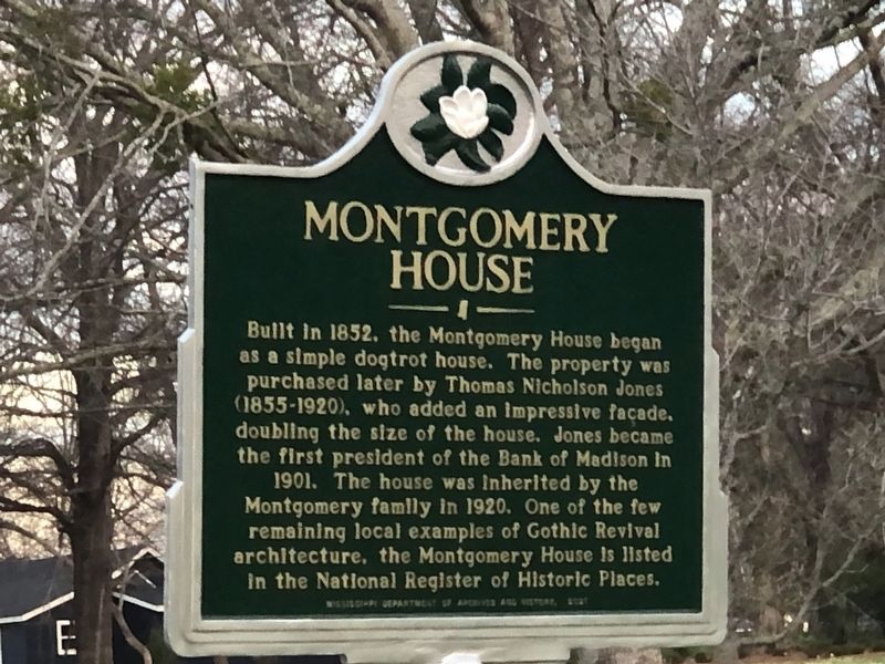 Montgomery House Marker. Click for full size. Montgomery House Marker image. Click for full size.