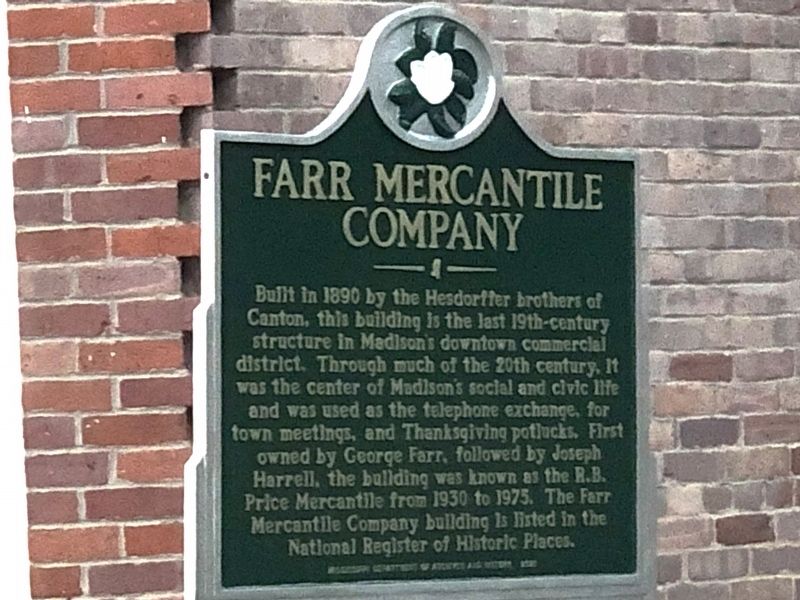 Farr Mercantile Company Marker image. Click for full size.