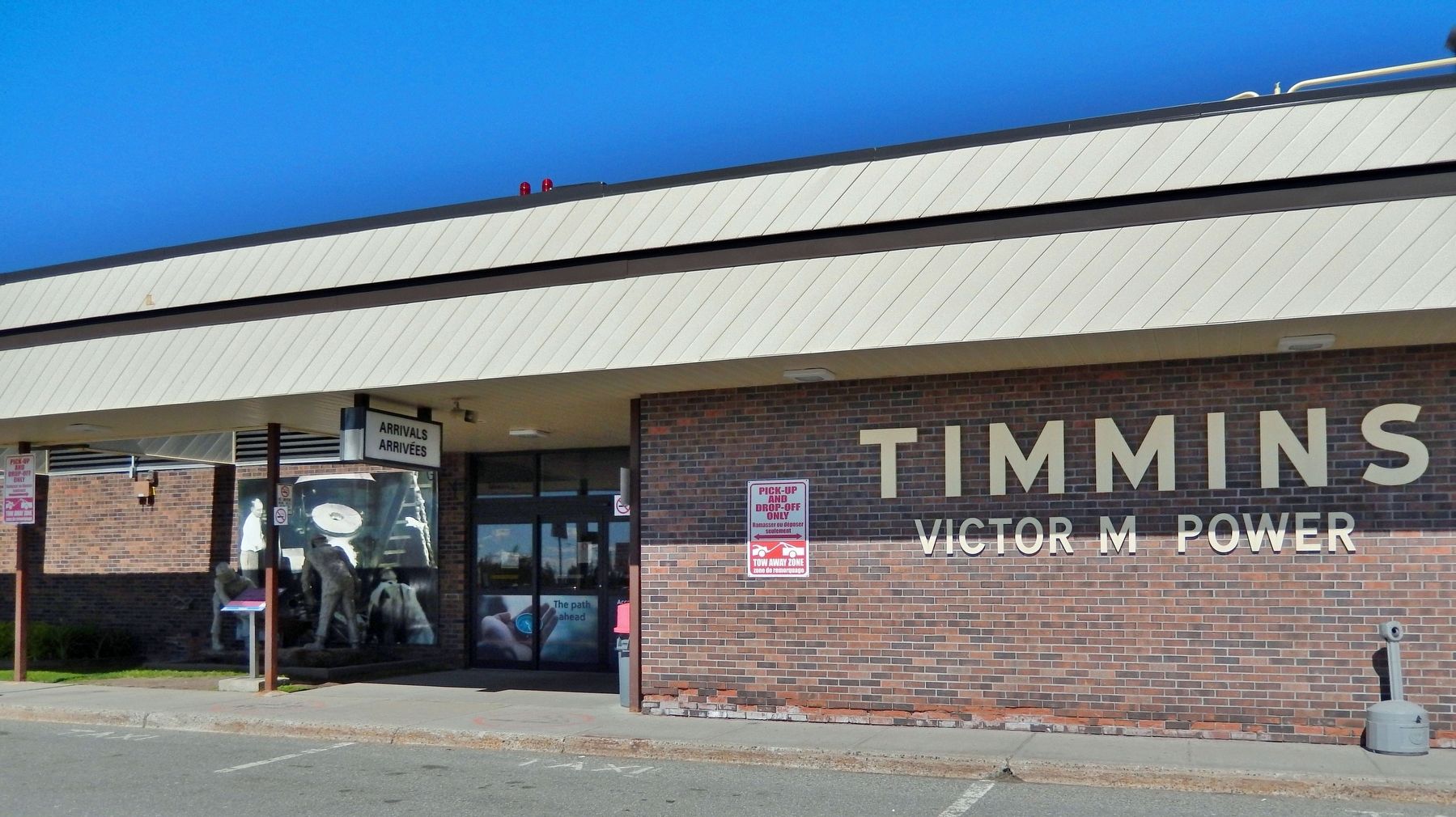 Timmins Victor M. Power Airport — Arrivals. Click for full size. Timmins Victor M. Power Airport — Arrivals image. Click for full size.