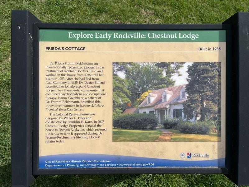 Frieda's Cottage Marker image. Click for full size.