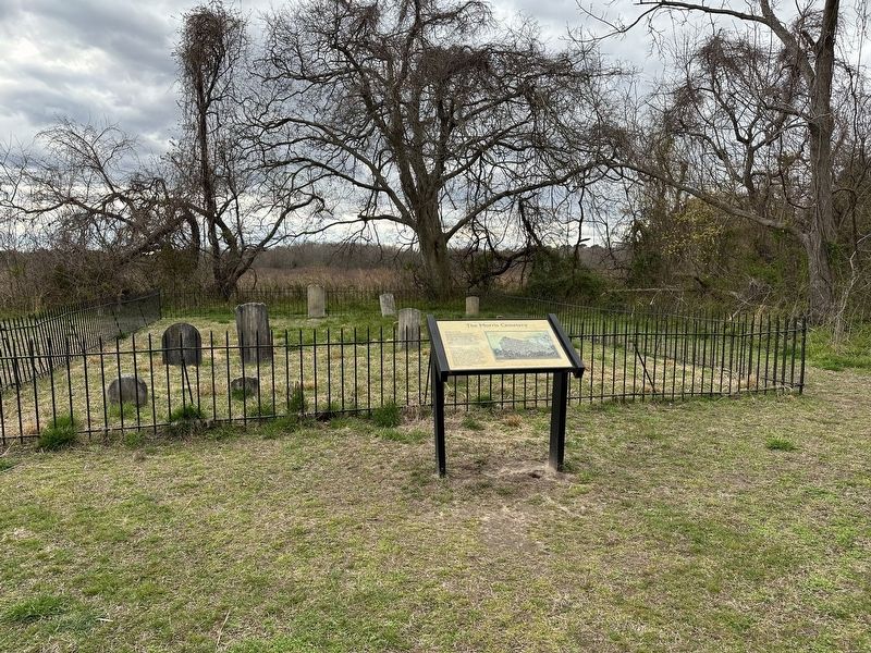 The Morris Cemetery Marker wide view. Click for full size. The Morris Cemetery Marker wide view image. Click for full size.