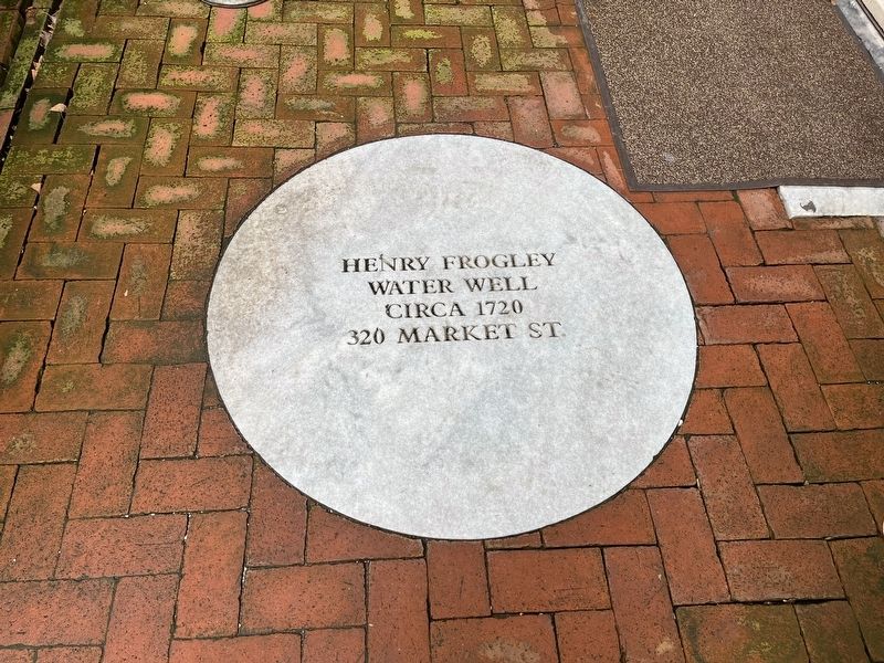 Henry Frogley Water Well Marker. Click for full size. Henry Frogley Water Well Marker image. Click for full size.