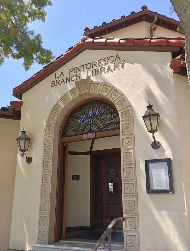 La Pintoresca Library Marker. Click for full size. La Pintoresca Library Marker image. Click for full size.