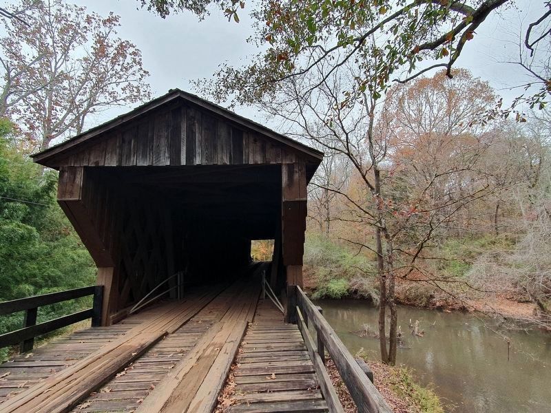 Red Oak Creek Covered Bridge image. Click for full size.