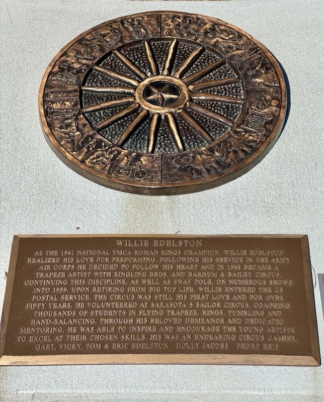 Willie Edelston Marker image. Click for full size.