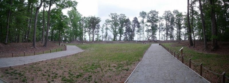 Fort Huger South Bastion. image. Click for full size.
