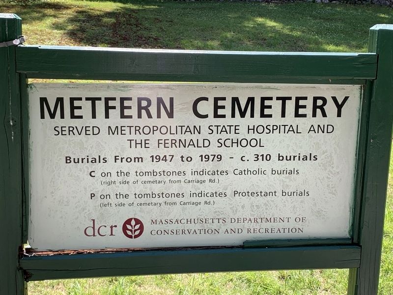Metfern Cemetery Marker image. Click for full size.
